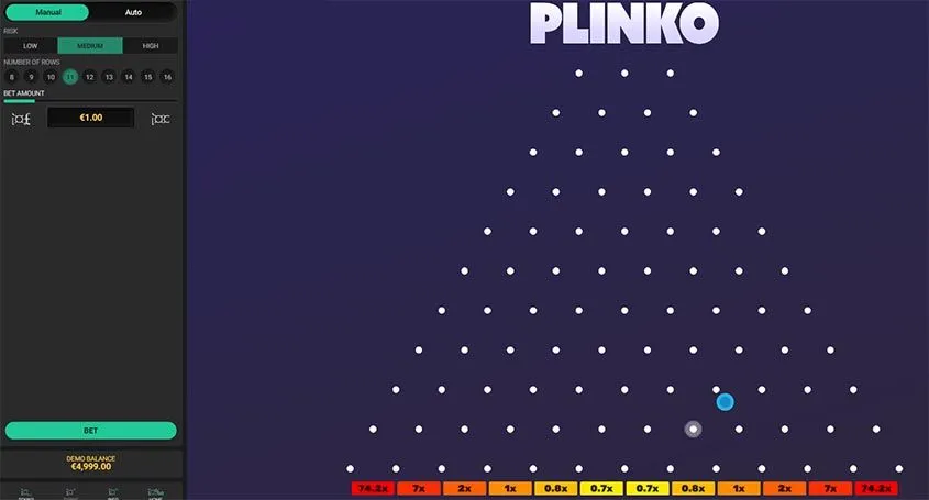 Plinko Grænseflade